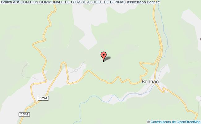 ASSOCIATION COMMUNALE DE CHASSE AGREEE DE BONNAC