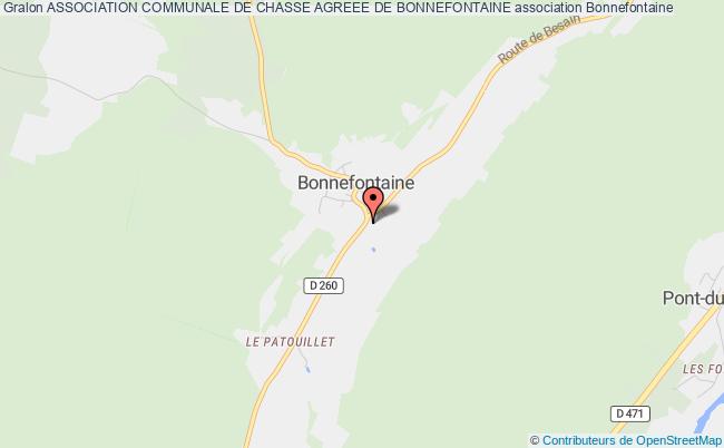 ASSOCIATION COMMUNALE DE CHASSE AGREEE DE BONNEFONTAINE