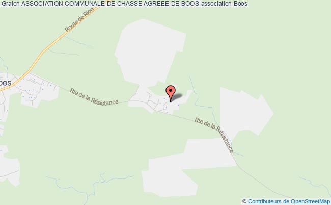 ASSOCIATION COMMUNALE DE CHASSE AGREEE DE BOOS