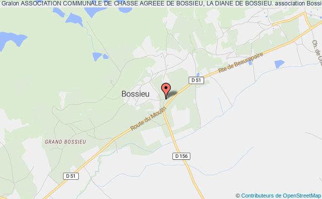 ASSOCIATION COMMUNALE DE CHASSE AGREEE DE BOSSIEU, LA DIANE DE BOSSIEU.
