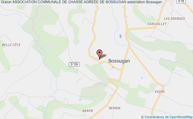 plan association Association Communale De Chasse Agreee De Bossugan Bossugan