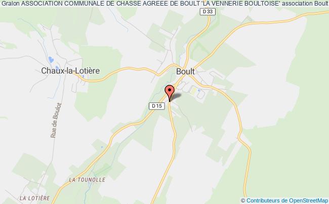 ASSOCIATION COMMUNALE DE CHASSE AGREEE DE BOULT 'LA VENNERIE BOULTOISE'