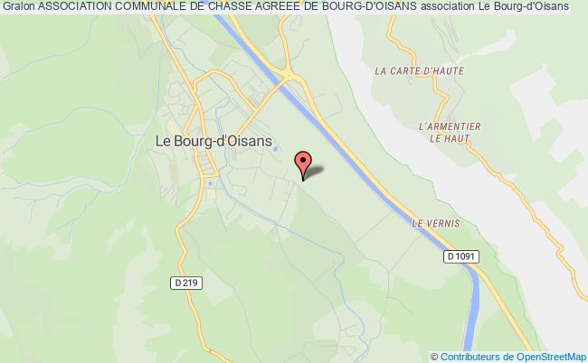 plan association Association Communale De Chasse Agreee De Bourg-d'oisans Le Bourg-d'Oisans