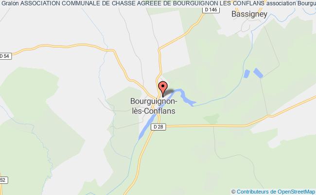 plan association Association Communale De Chasse Agreee De Bourguignon Les Conflans Bourguignon-lès-Conflans