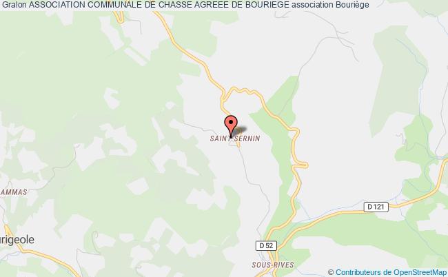 ASSOCIATION COMMUNALE DE CHASSE AGREEE DE BOURIEGE