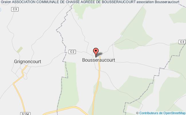 ASSOCIATION COMMUNALE DE CHASSE AGRÉÉE DE BOUSSERAUCOURT