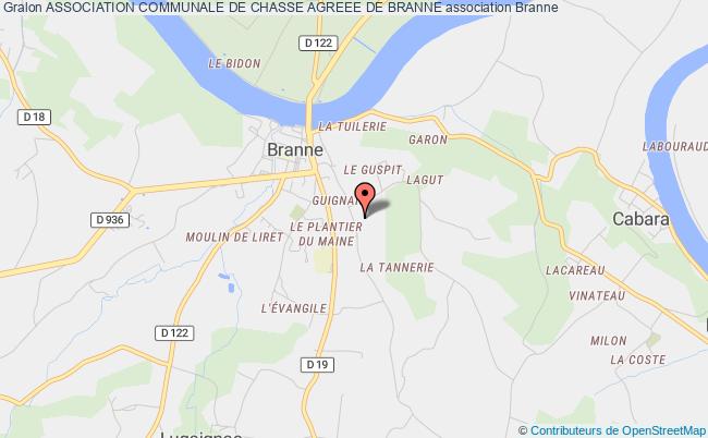 ASSOCIATION COMMUNALE DE CHASSE AGREEE DE BRANNE