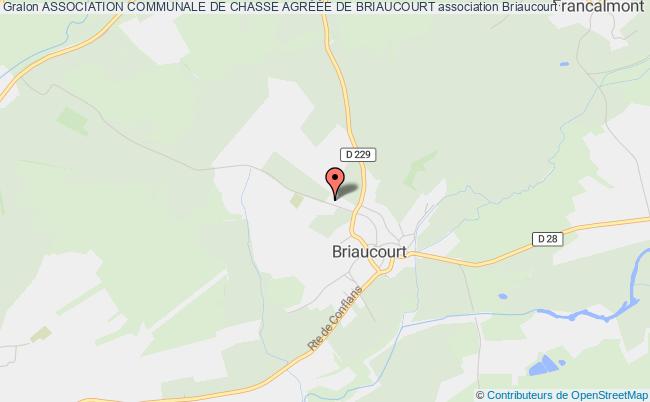 ASSOCIATION COMMUNALE DE CHASSE AGRÉÉE DE BRIAUCOURT