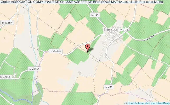plan association Association Communale De Chasse Agreee De Brie Sous Matha Brie-sous-Matha