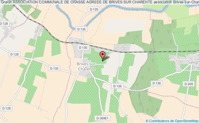 plan association Association Communale De Chasse Agreee De Brives Sur Charente Brives-sur-Charente