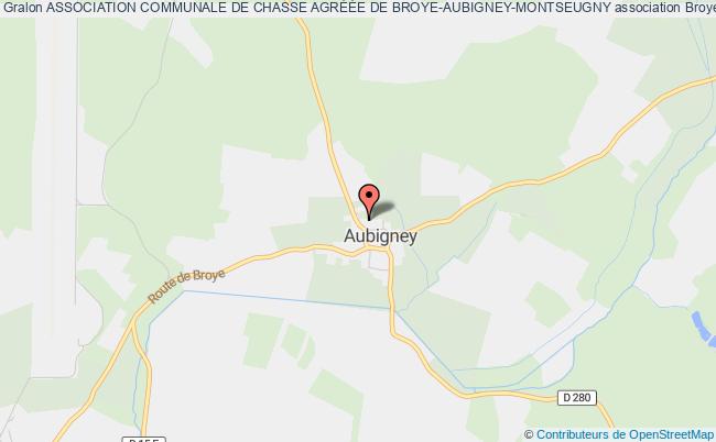 ASSOCIATION COMMUNALE DE CHASSE AGRÉÉE DE BROYE-AUBIGNEY-MONTSEUGNY