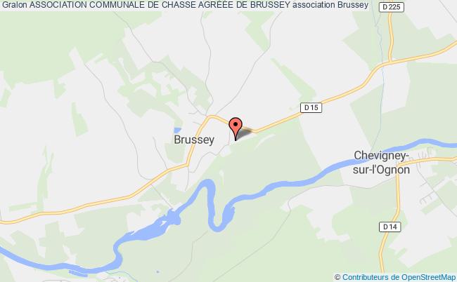 plan association Association Communale De Chasse AgrÉÉe De Brussey Brussey