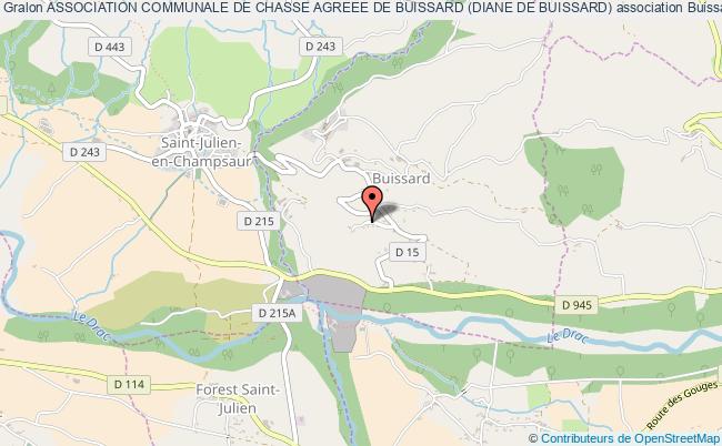 ASSOCIATION COMMUNALE DE CHASSE AGREEE DE BUISSARD (DIANE DE BUISSARD)