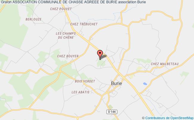 plan association Association Communale De Chasse Agreee De Burie Burie