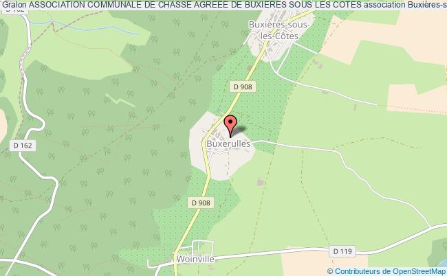 plan association Association Communale De Chasse Agreee De Buxieres Sous Les Cotes Buxières-sous-les-Côtes