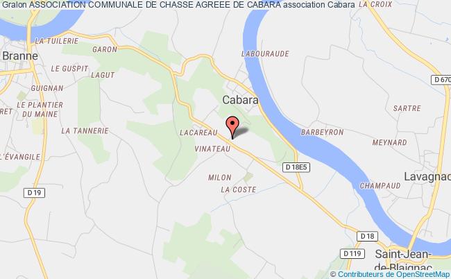 ASSOCIATION COMMUNALE DE CHASSE AGREEE DE CABARA