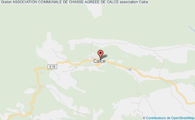 ASSOCIATION COMMUNALE DE CHASSE AGREEE DE CALCE