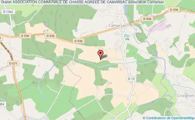 plan association Association Communale De Chasse Agreee De Camarsac Camarsac