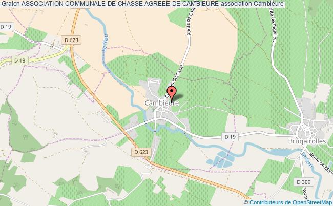 ASSOCIATION COMMUNALE DE CHASSE AGREEE DE CAMBIEURE