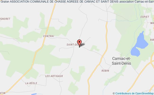 plan association Association Communale De Chasse Agreee De Camiac Et Saint Denis Camiac-et-Saint-Denis