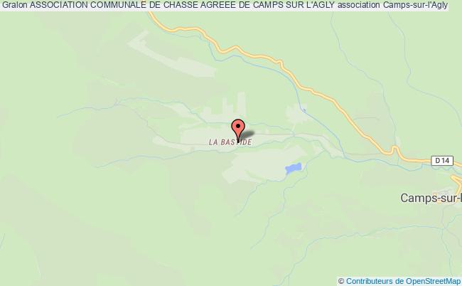 plan association Association Communale De Chasse Agreee De Camps Sur L'agly Camps-sur-l'Agly