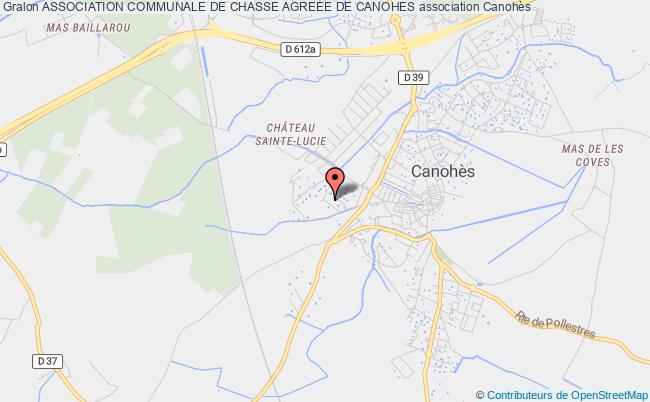 ASSOCIATION COMMUNALE DE CHASSE AGREEE DE CANOHES
