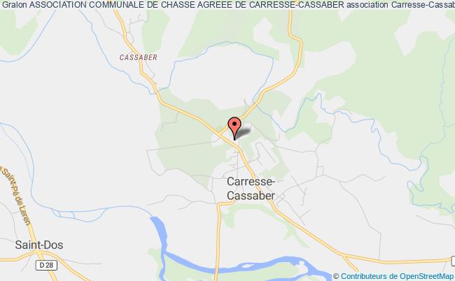 plan association Association Communale De Chasse Agreee De Carresse-cassaber Carresse-Cassaber