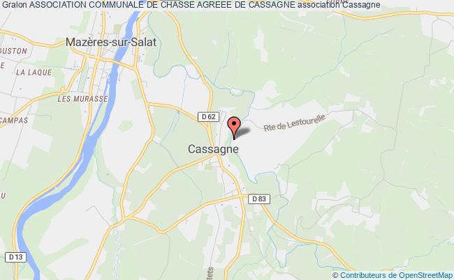 plan association Association Communale De Chasse Agreee De Cassagne Cassagne