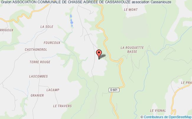 ASSOCIATION COMMUNALE DE CHASSE AGREEE DE CASSANIOUZE