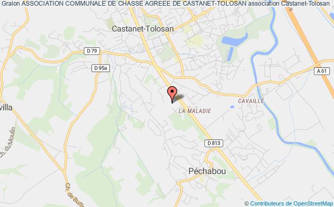 plan association Association Communale De Chasse Agreee De Castanet-tolosan Castanet-Tolosan