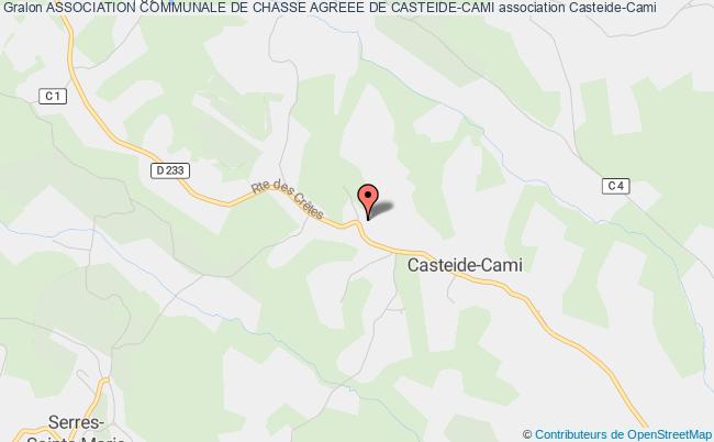 ASSOCIATION COMMUNALE DE CHASSE AGREEE DE CASTEIDE-CAMI