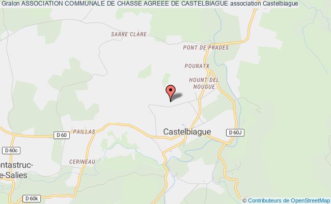 plan association Association Communale De Chasse Agreee De Castelbiague Castelbiague