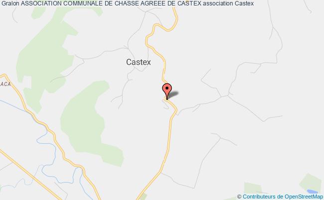 plan association Association Communale De Chasse Agreee De Castex Castex