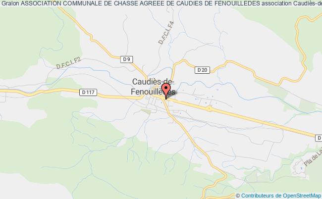 ASSOCIATION COMMUNALE DE CHASSE AGREEE DE CAUDIES DE FENOUILLEDES
