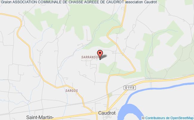 ASSOCIATION COMMUNALE DE CHASSE AGREEE DE CAUDROT