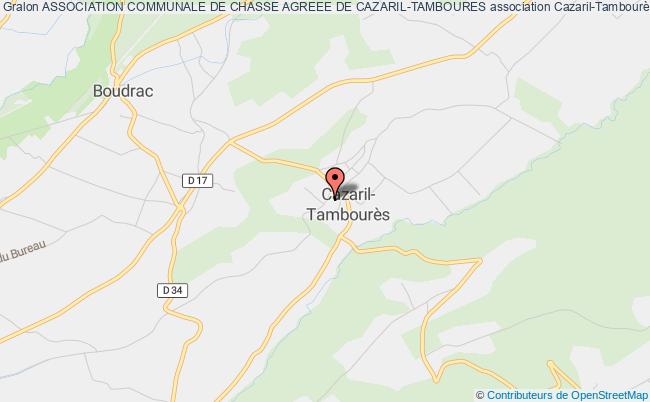 ASSOCIATION COMMUNALE DE CHASSE AGREEE DE CAZARIL-TAMBOURES