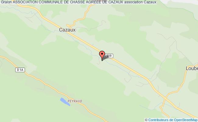 ASSOCIATION COMMUNALE DE CHASSE AGREEE DE CAZAUX