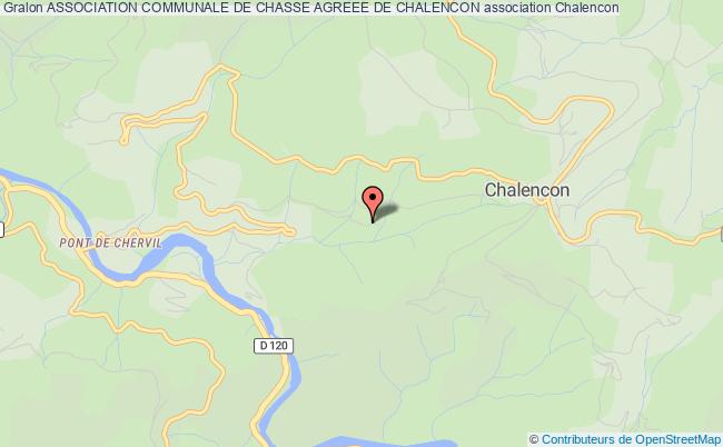 ASSOCIATION COMMUNALE DE CHASSE AGREEE DE CHALENCON