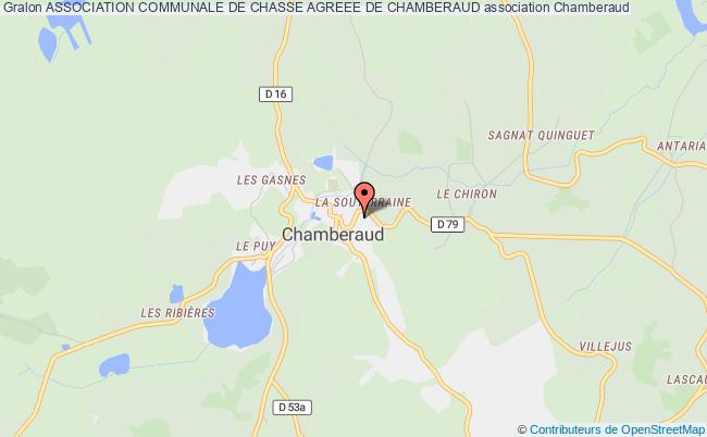plan association Association Communale De Chasse Agreee De Chamberaud Chamberaud