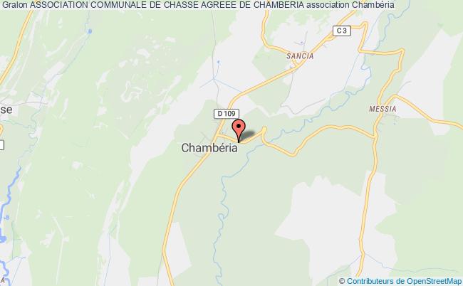 plan association Association Communale De Chasse Agreee De Chamberia Chambéria