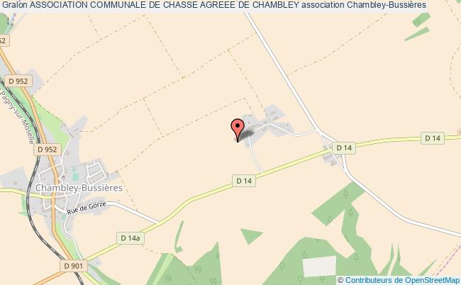 plan association Association Communale De Chasse Agreee De Chambley Chambley-Bussières