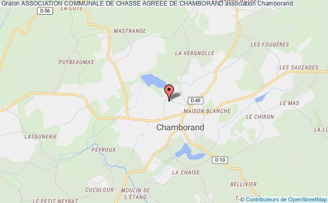 plan association Association Communale De Chasse Agreee De Chamborand Chamborand