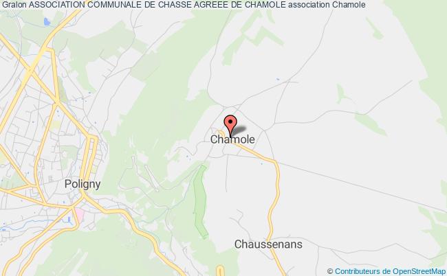 ASSOCIATION COMMUNALE DE CHASSE AGREEE DE CHAMOLE