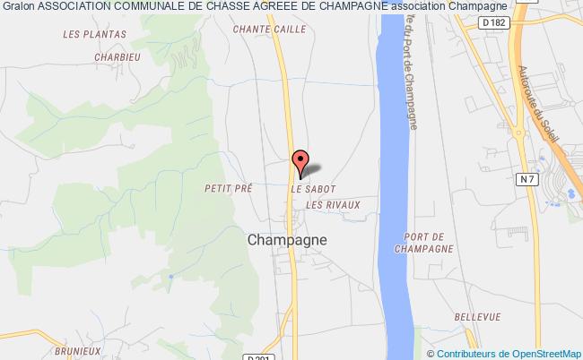 plan association Association Communale De Chasse Agreee De Champagne Champagne