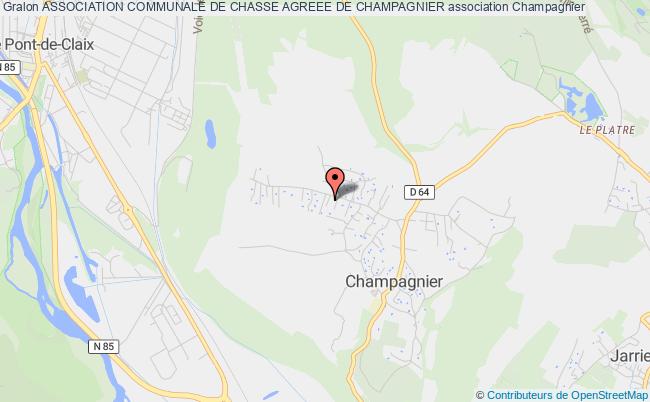 plan association Association Communale De Chasse Agreee De Champagnier Champagnier