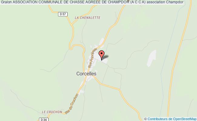 ASSOCIATION COMMUNALE DE CHASSE AGREEE DE CHAMPDOR (A C C A)