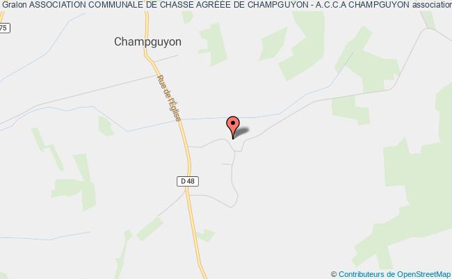 ASSOCIATION COMMUNALE DE CHASSE AGRÉÉE DE CHAMPGUYON - A.C.C.A CHAMPGUYON