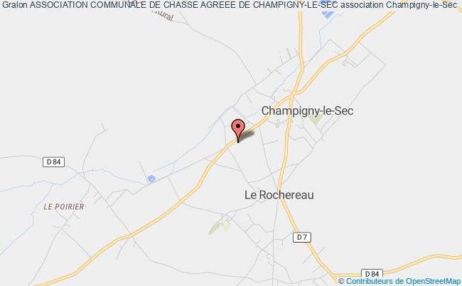 ASSOCIATION COMMUNALE DE CHASSE AGREEE DE CHAMPIGNY-LE-SEC