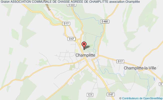 plan association Association Communale De Chasse AgrÉÉe De Champlitte Champlitte