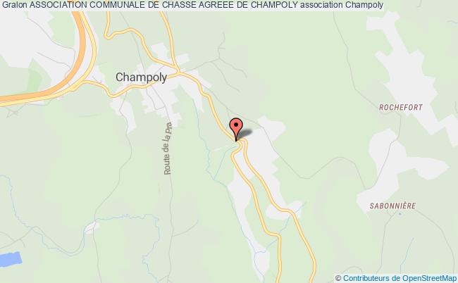 ASSOCIATION COMMUNALE DE CHASSE AGREEE DE CHAMPOLY